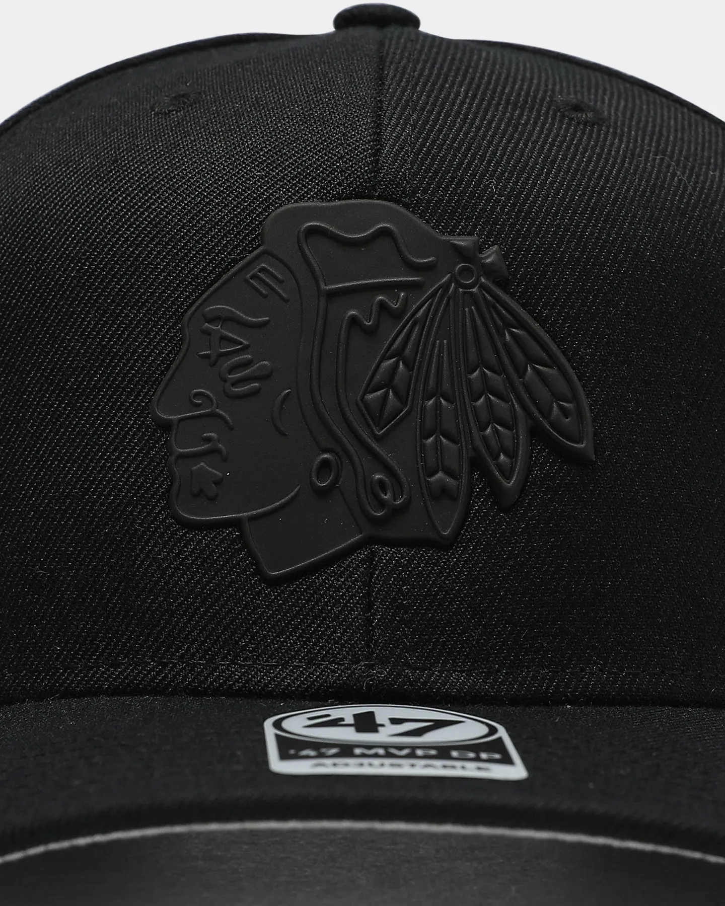 47 Brand Chicago Blackhawks Matte MVP Dp Snapback Black/Black