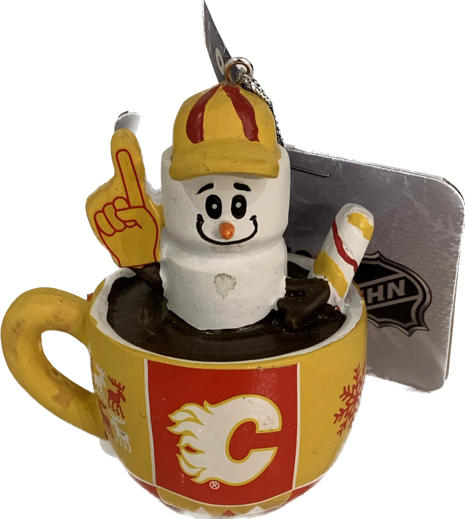 Calgary Flames Smores Mug Ornament NHL Hockey by Forever Collectibles