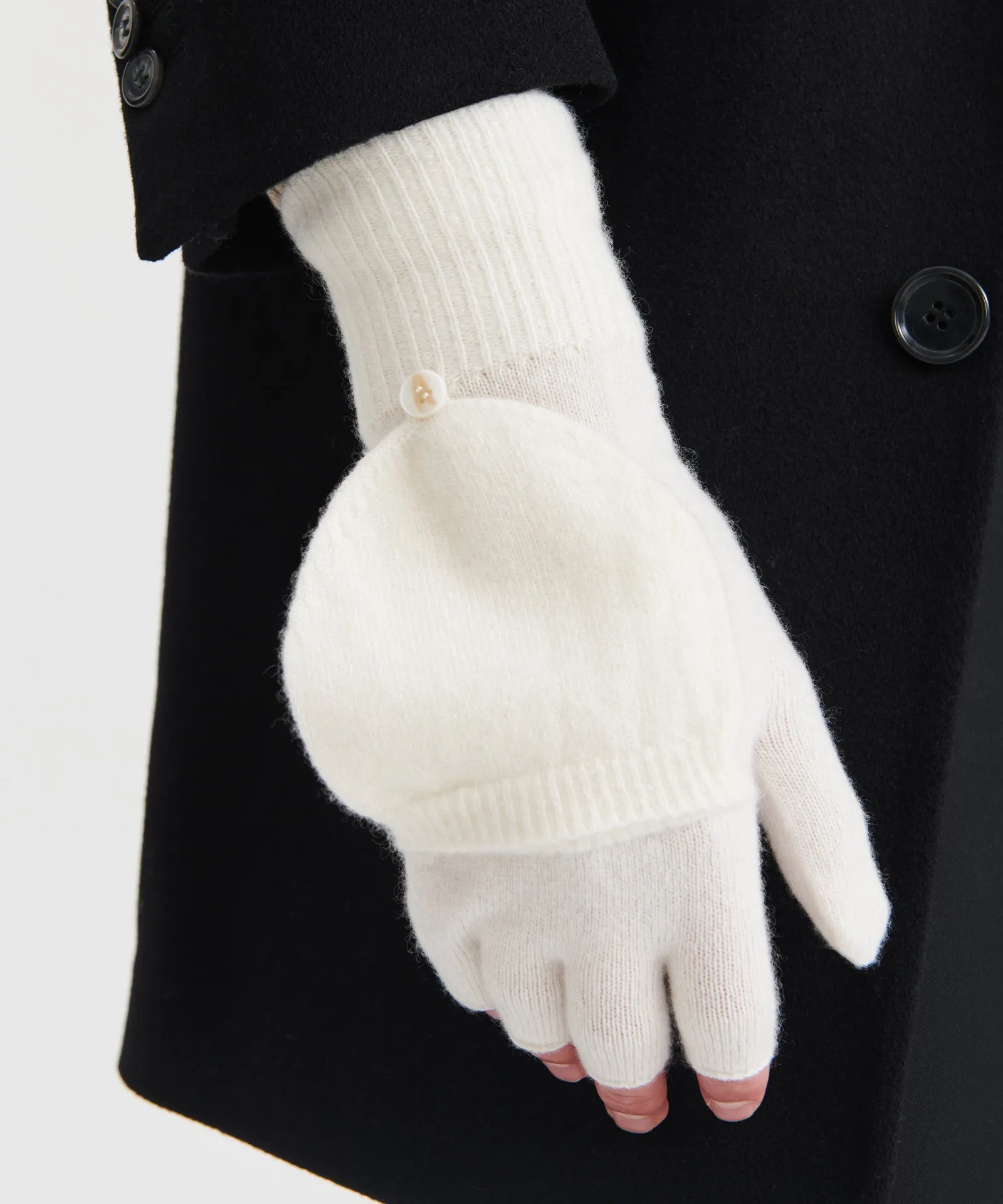 Cashmere Pop Top Gloves