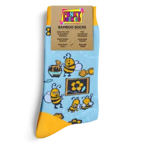 Funky Sock Co Bamboo Socks - Bizzy Bees