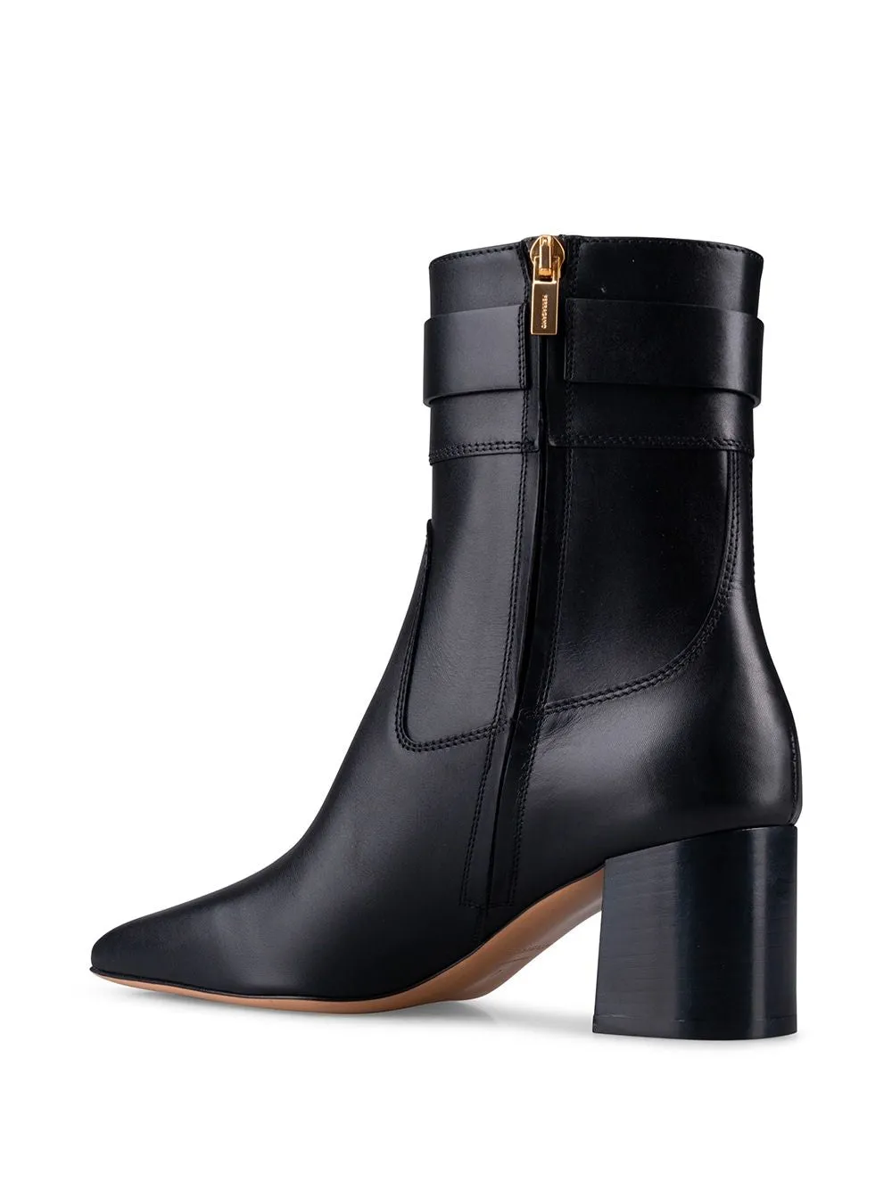 GANCINI LEATHER ANKLE BOOTS