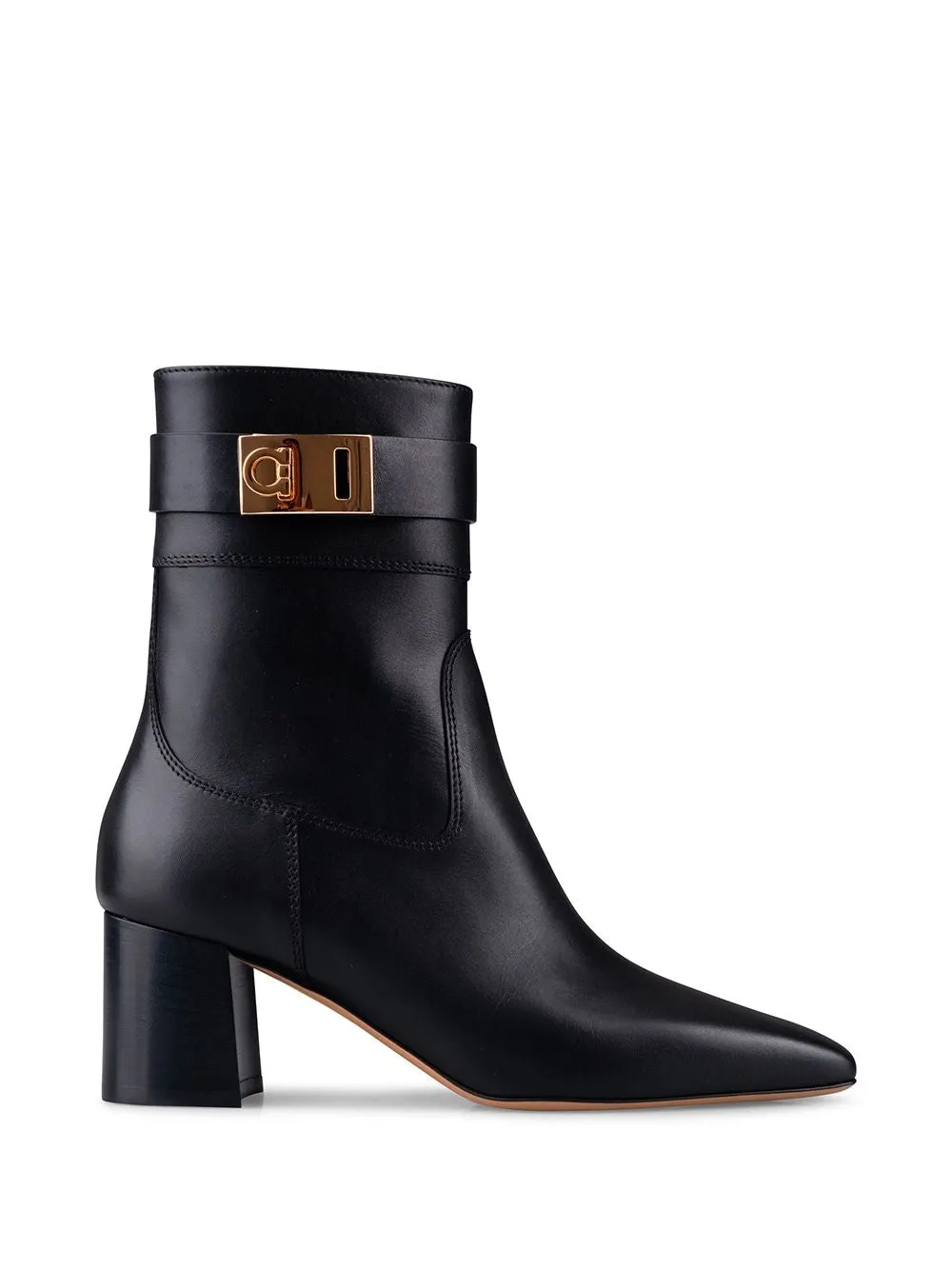 GANCINI LEATHER ANKLE BOOTS