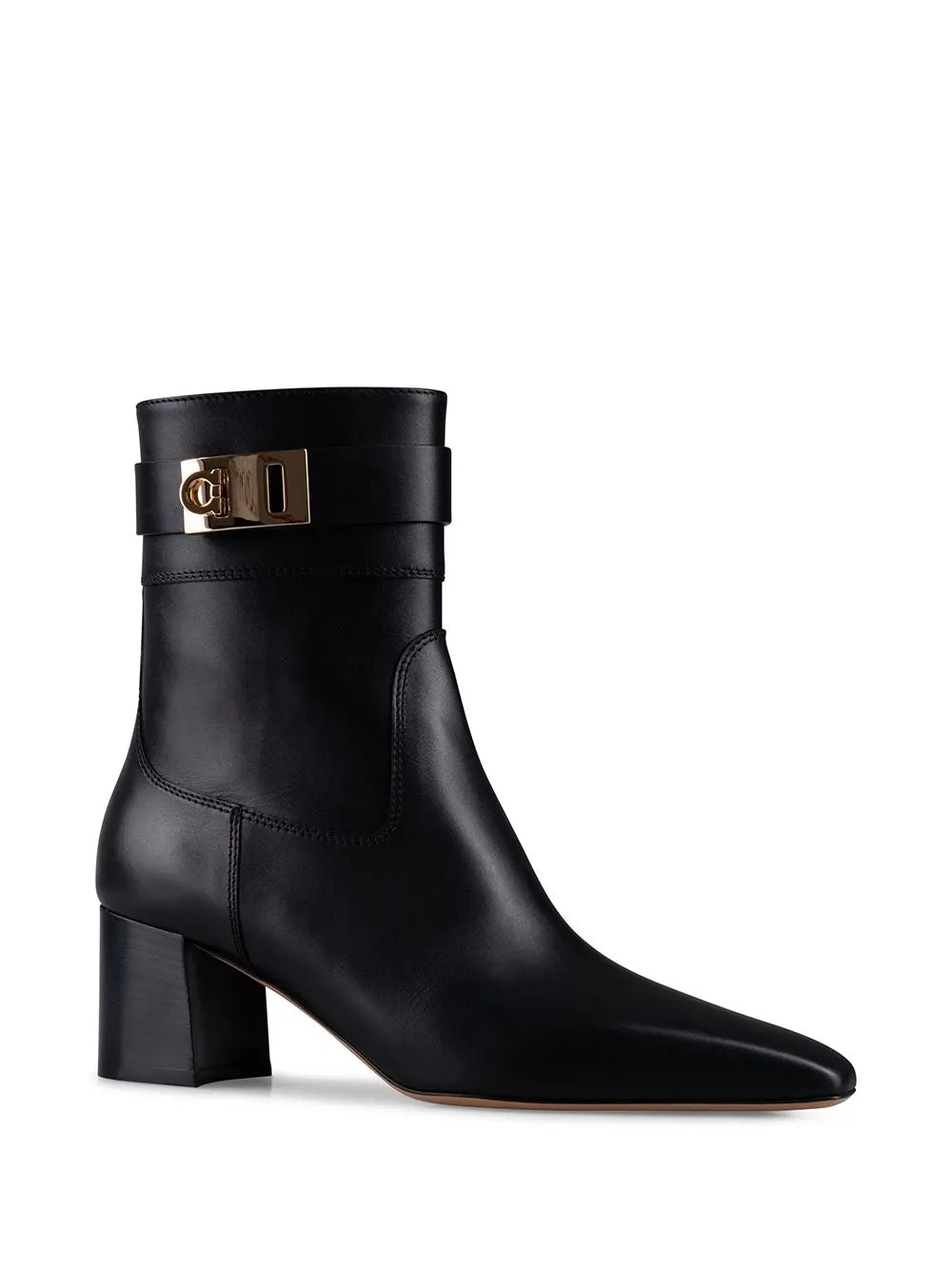 GANCINI LEATHER ANKLE BOOTS