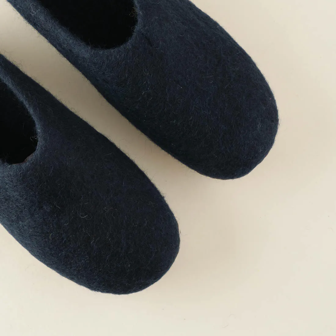 Greta Felted Wool Slippers