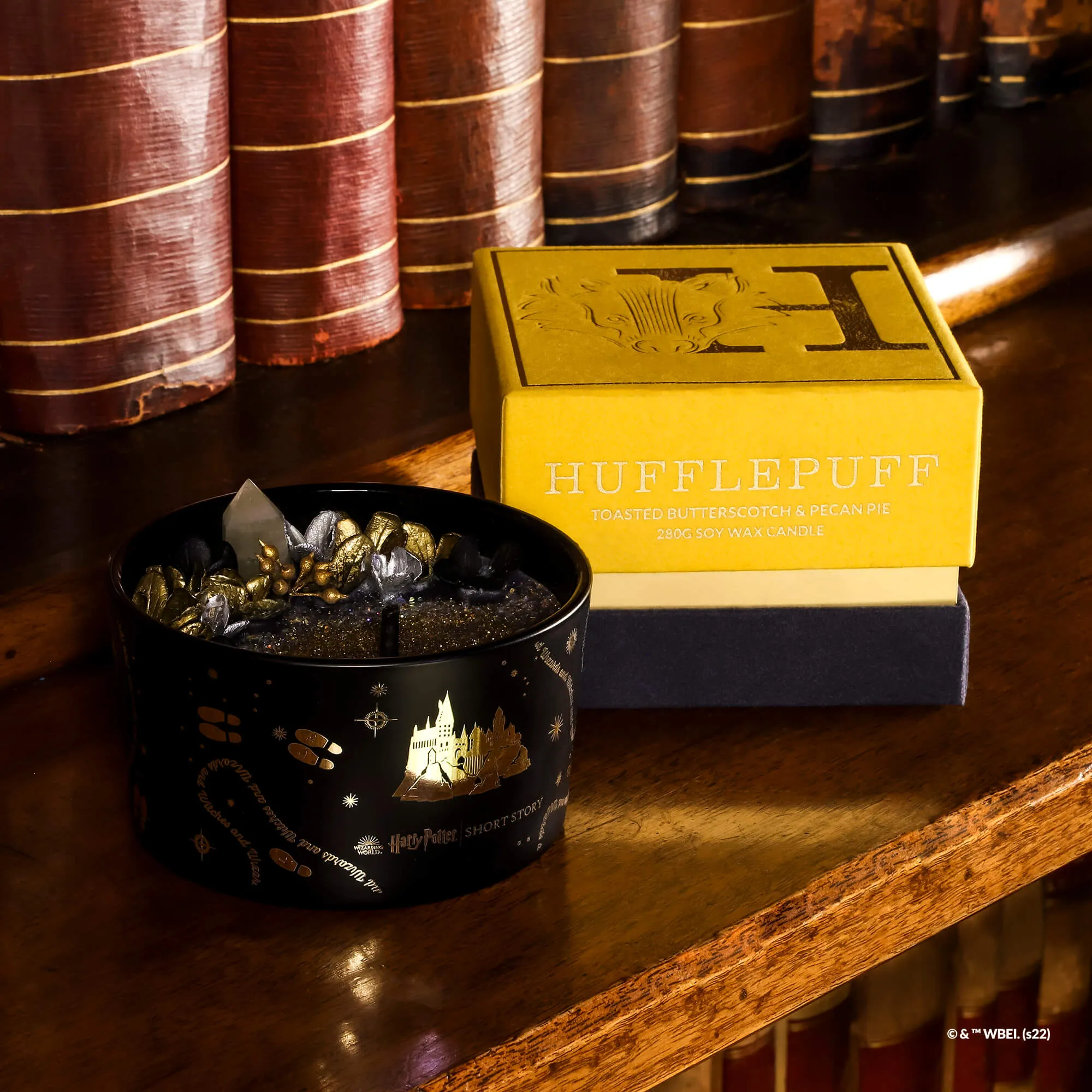 Harry Potter Candle Hufflepuff