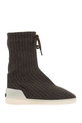 KNIT HI ANKLE BOOTS