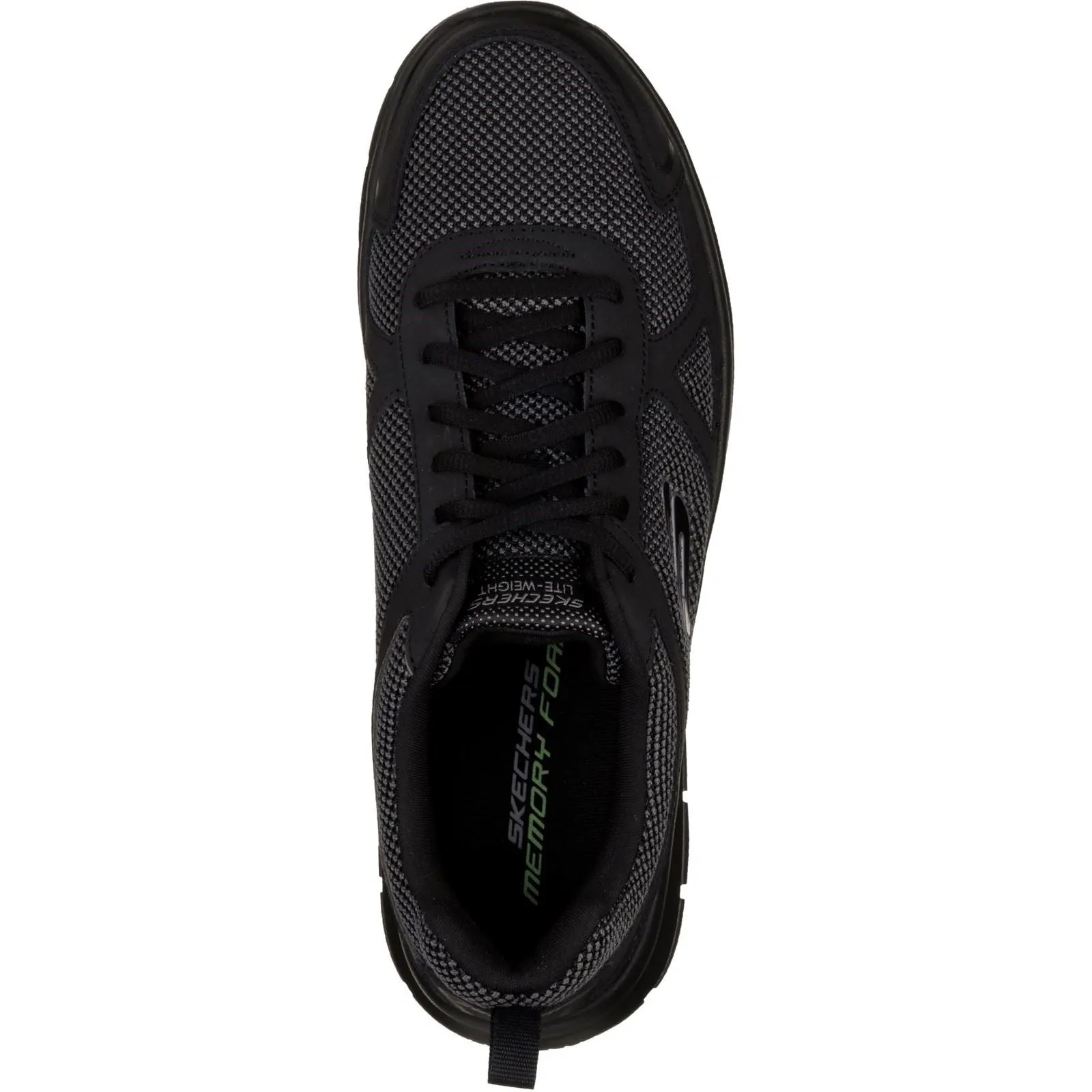 Men's Wide Fit Skechers 52630 Track Bucolo Sports Trainers - Black