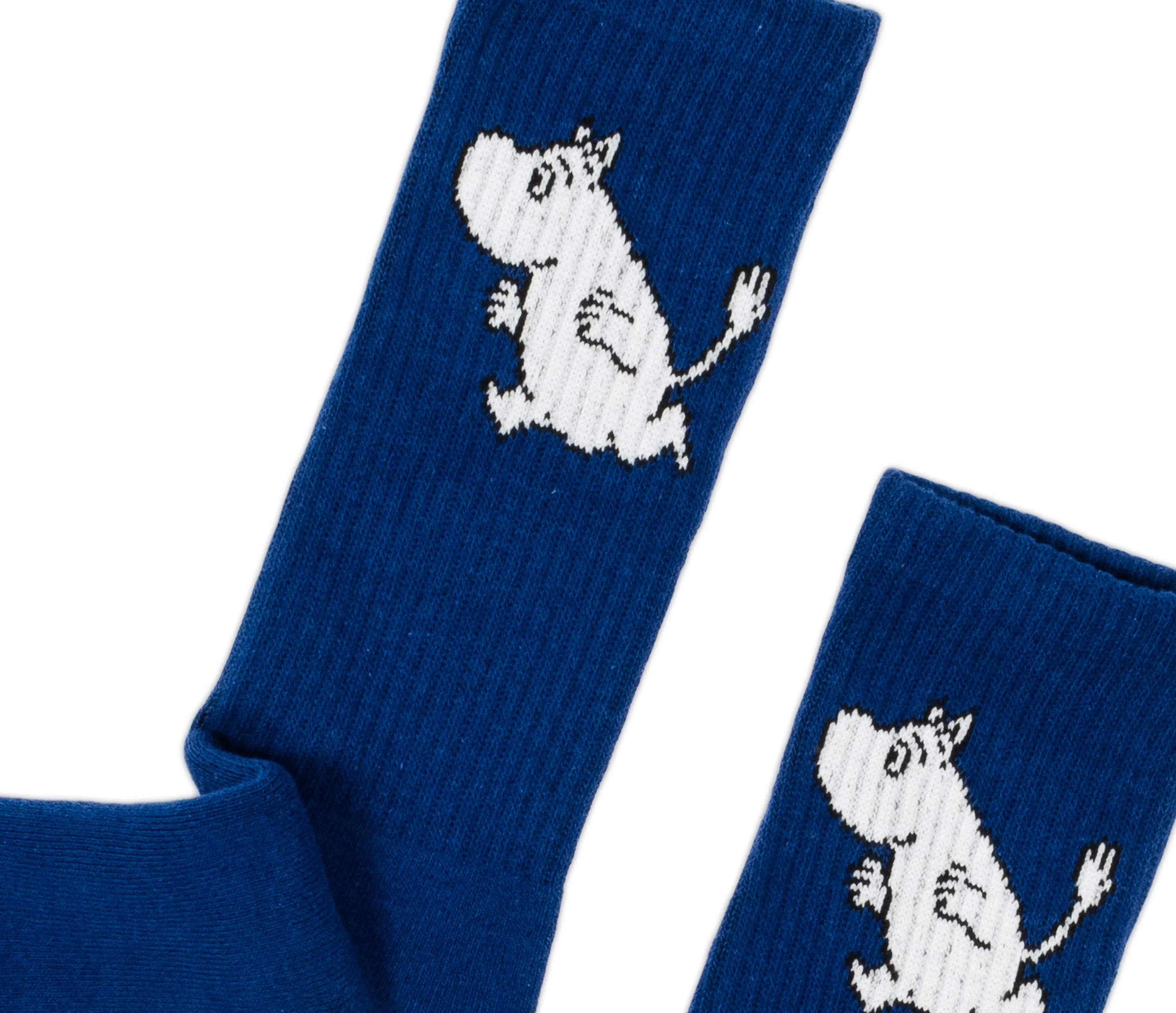 Moomintroll Running Mens Sport Socks - Navy Blue