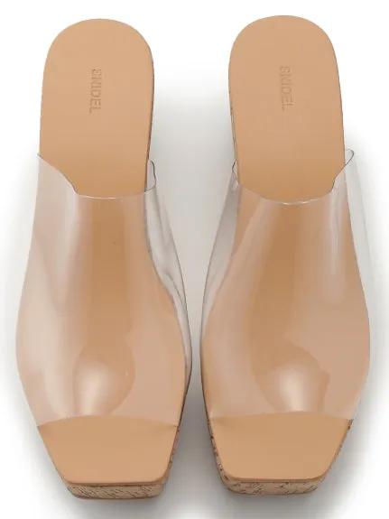 Platform Wedge Sole Sabot Sandals