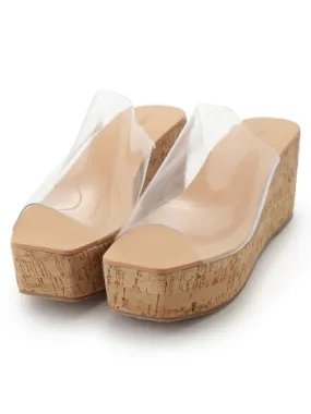 Platform Wedge Sole Sabot Sandals