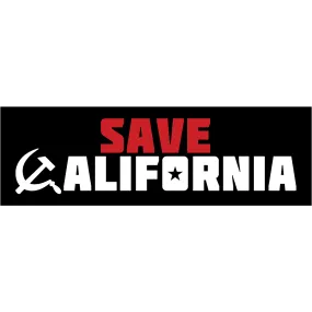 Save California Bumper Sticker