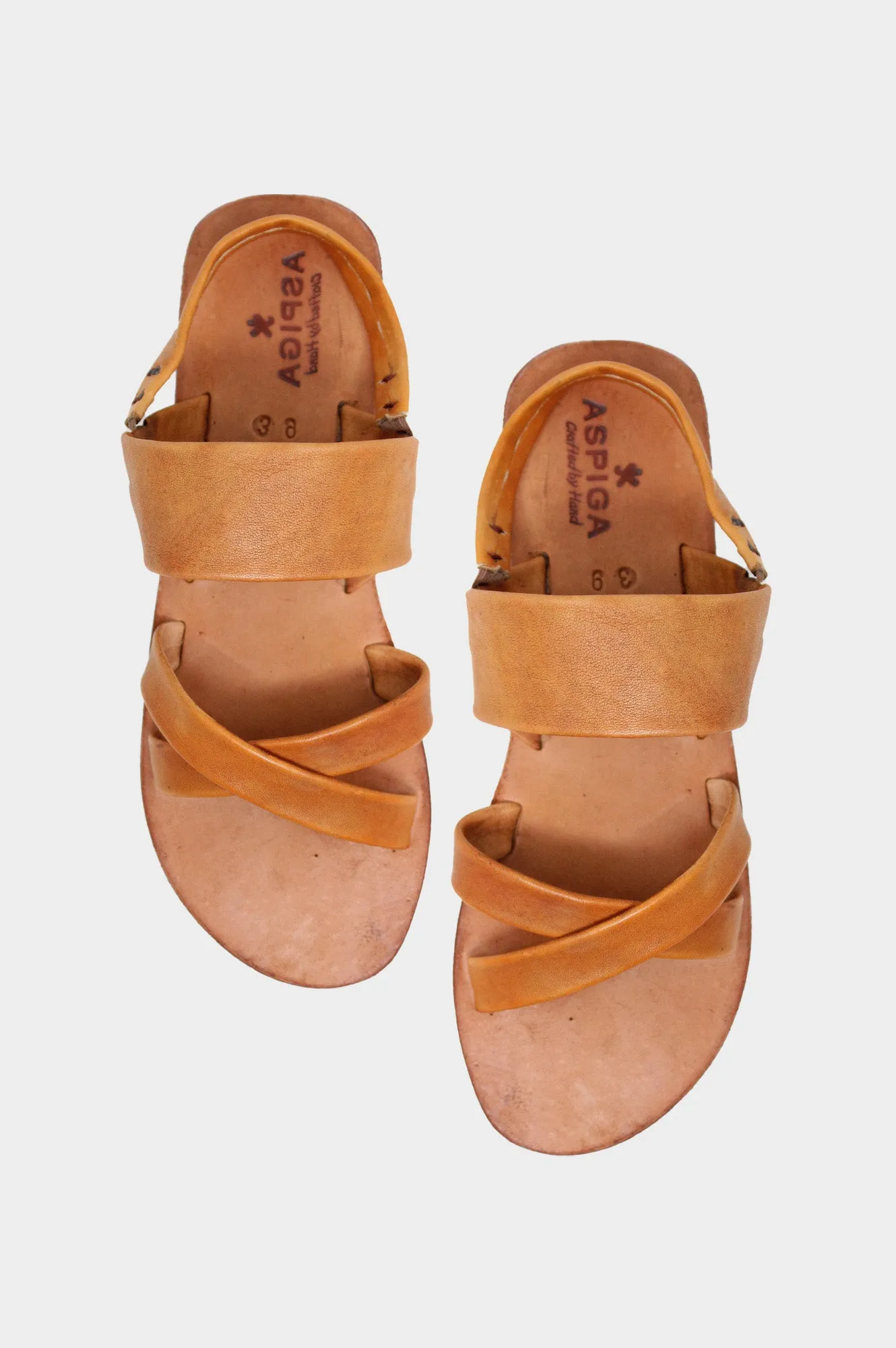 Sling Back Sandals | Tan