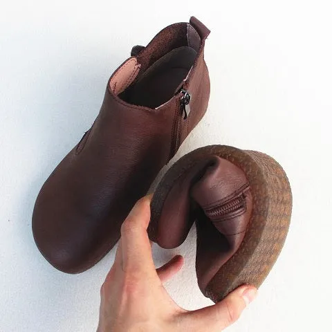 Soft Bottom Handmade Retro Winter Boots | 35-41