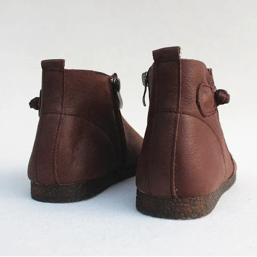 Soft Bottom Handmade Retro Winter Boots | 35-41