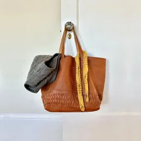 The Mohinders Leather Shopper