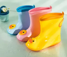 Toddlers “Duckies” Rain Boots For Boys Girls Waterproof