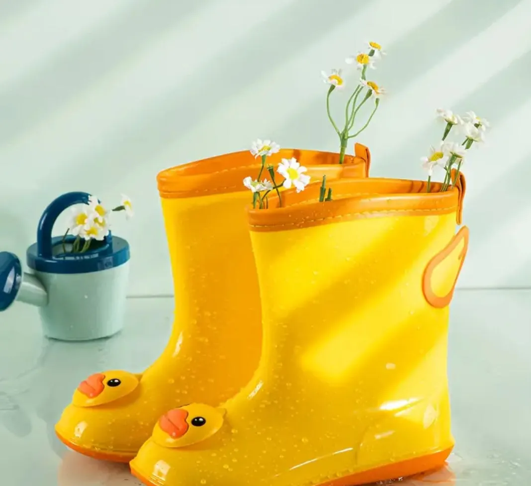 Toddlers “Duckies” Rain Boots For Boys Girls Waterproof