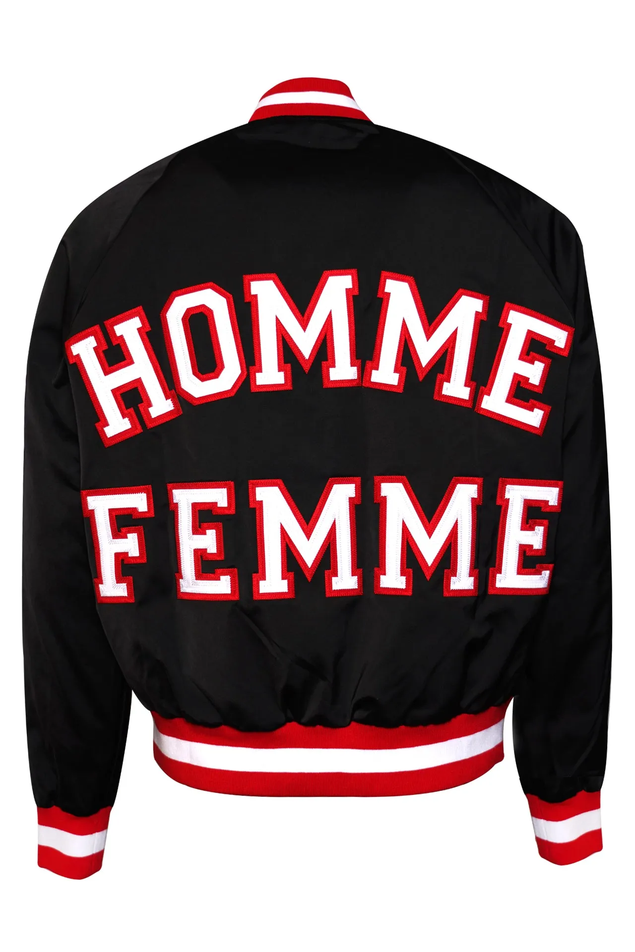 Varsity Jacket Black and Red